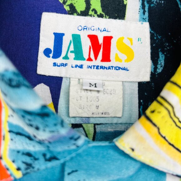 Vintage Jams World Mid-Pacific Carnival Aloha Shirt - Picture 4 of 6